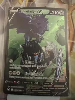 Corviknight V NM TG18/TG30 Silver Tempest Trainer Gallery Pokemon TCG Holo NM - Image 1