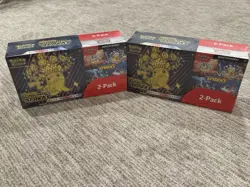 Pokemon Surging Sparks ETB & Booster Bundle Costco 2-pack New Sealed Lot x2 - Image 1