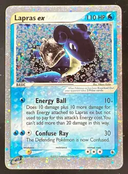 2003 Pokemon EX Ruby & Sapphire #99/109 Lapras ex Holo - Image 1