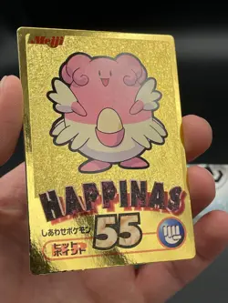 Blissey (Happinas) Pokemon Meiji Gold Foil Holo Japanese Nintendo 2000 Promo PL - Image 4