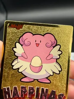 Blissey (Happinas) Pokemon Meiji Gold Foil Holo Japanese Nintendo 2000 Promo PL - Image 5