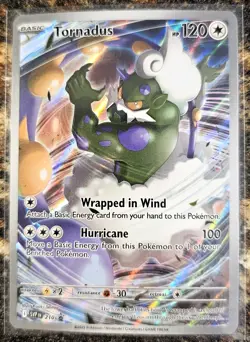 Pokemon 2025 Black Star Promo White Flare Tornadus 210 NM or Better - Image 1