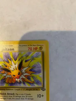 Pokemon TCG Jolteon 20/64 Jungle Unlimited Non-Holo Rare Near Mint (NM) - Image 4