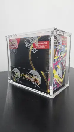 Pokemon Booster Box Magnetic Acrylic Display Case UV Protected - Image 1