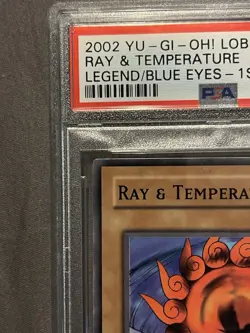 Yugioh Lob-035 1st PSA 10 Gem Mint Ray & Temperature Legend Of Blue-Eyes - Image 5