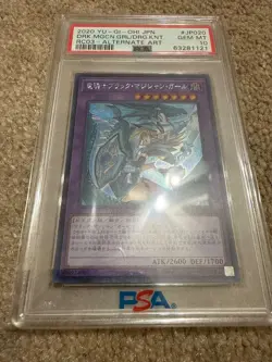 Yugioh Japanese Dark Magician Girl the Dragon Knight RC03-JP020 Alt Art PSA 9 - Image 1