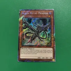 Yugioh Black Metal Dragon RA04-EN016 Platinum Secret Rare - NM - Image 1