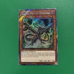 Yugioh Black Metal Dragon RA04-EN016 Platinum Secret Rare - NM - Image 2