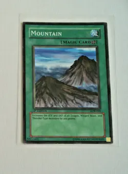 Konami Yu-gi-oh! Magic Card 1996 - Mountain 1st Edition - LOB-048 - Image 1