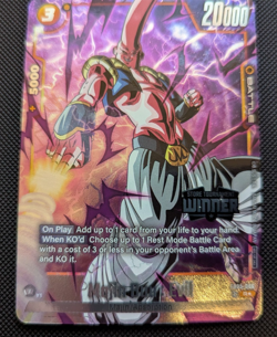 Dragon Ball SCG Tournament Winner Card Majin Buu : Evil FB05-086 Alt Art Rare NM - Image 4