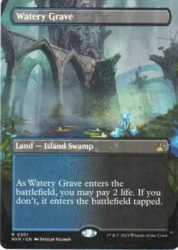 Watery Grave (Borderless) Ravnica Remastered Regular NM - Image 1