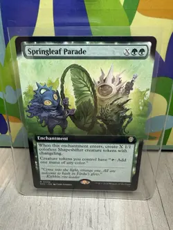 MTG Springleaf Parade (Extended Art) Commander: Lorwyn Eclipsed Regular - Image 1