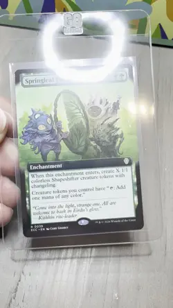 MTG Springleaf Parade (Extended Art) Commander: Lorwyn Eclipsed Regular - Image 2