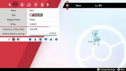 ✨✨Shiny mew 6IV Pokemon for sword and shield ultra premium collection✨✨ - Image 1