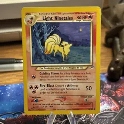 Light Ninetales 50/105 - Neo Destiny Set - Pokemon Vintage WOTC NM/LP - Image 1