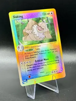 Slaking 12/109 Reverse Holo Pokemon EX Ruby & Sapphire 2003 Vintage NM - Image 1