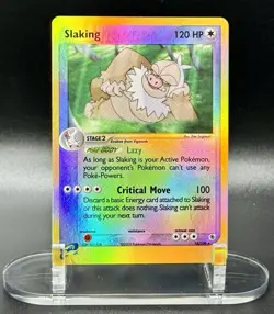 Slaking 12/109 Reverse Holo Pokemon EX Ruby & Sapphire 2003 Vintage NM - Image 2