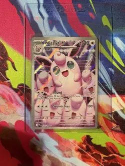 Wigglytuff 105/094 Illustration Rare Phantasmal Flames Pokemon NM - Image 1