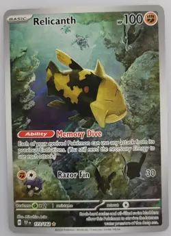 Relicanth 173/162 SV05: Pokemon Temporal Forces Holo NM - Image 1