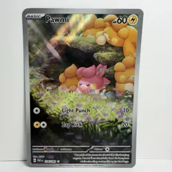 Pawmi 226/091 Pokemon SV: Paldean Fates Illustration Rare Holo 2024 - Image 1