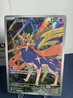 Pokemon TCG Zacian Phantasmal Flames Illustration Rare - Image 2