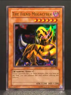 Yu-Gi-Oh Pharaoh's Servant the Fiend Megacyber PSV-100 Ultra Rare C1996 - Image 1
