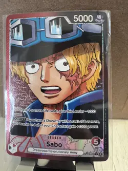 One Piece Sabo OP13-004 Leader Alt Art Carrying On His Will English - Image 1