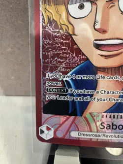 One Piece Sabo OP13-004 Leader Alt Art Carrying On His Will English - Image 3