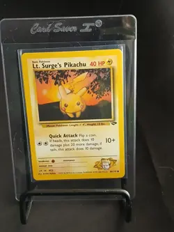 Pokemon TCG Pikachu Mixed Lot - 5 Cards (Lt. Surge's Pikachu) - Image 2