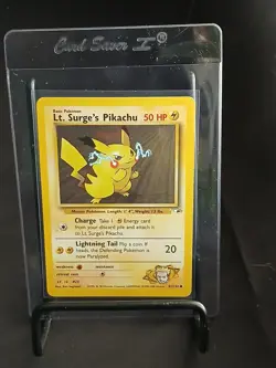 Pokemon TCG Pikachu Mixed Lot - 5 Cards (Lt. Surge's Pikachu) - Image 4