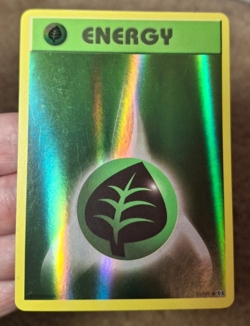 2016 POKEMON XY EVOLUTIONS SET GRASS ENERGY REVERSE HOLO CARD 91/108 - Image 1
