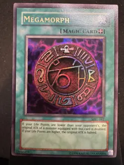 Yugioh Megamorph MRL-061 NM Ultra Rare Magic Card - Image 1