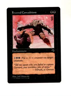 MTG Fevered Convulsions NM- Tempest Magic the Gathering ~ Free Shipping ~ - Image 1