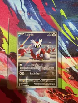 Pokemon TCG Delibird 152/132 Mega Evolutions Illustration Rare Card - Image 1