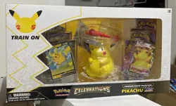 Pokemon TCG 25th Celebrations Premium Figure Collection Pikachu VMAX Box Sealed 820650809408 - Image 1