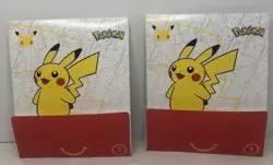 Lot Of 2 Pokemon McDonald’s Happy Meal Toy 2021 Celebrations Unopened Packs - Image 1