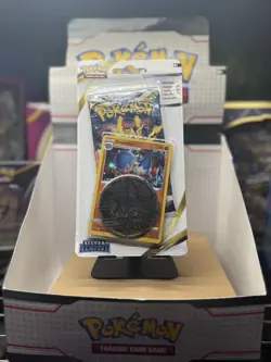 Pokemon TCG Silver Tempest Blister Pack! Factory Sealed! Promo Card +Coin! - Image 1
