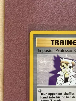 Pokemon TCG Imposter Professor Oak Base Set Unlimited Rare 73/102 NM/LP - Image 4
