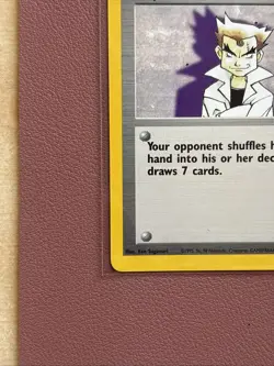 Pokemon TCG Imposter Professor Oak Base Set Unlimited Rare 73/102 NM/LP - Image 5