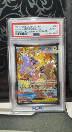2025 Pokemon Mega Evolution Mega Kangaskhan EX Special Illustration Rare PSA 10 - Image 1