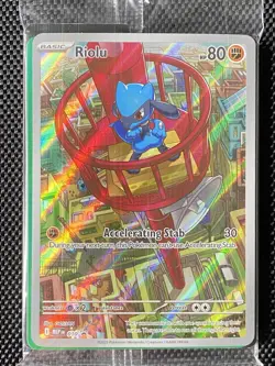 Riolu 010 Sealed Black Star Promo Illustration Rare Pokemon Mega Evolutions NM - Image 2