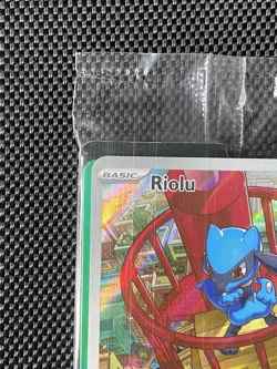 Riolu 010 Sealed Black Star Promo Illustration Rare Pokemon Mega Evolutions NM - Image 3