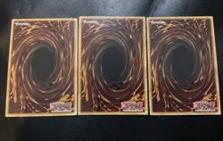 3x Solemn Warning SDCH-EN036 Common 1st Edition Yugioh Card Playset LP - Image 2