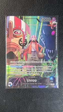 Usopp Alt Art Leader OP10-042 M OPTCG One Piece Royal Blood Series - Image 1