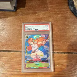 One Piece Nami Two Legends OP08-106 Alternate Art Foil Super Rare PSA 10 - Image 1