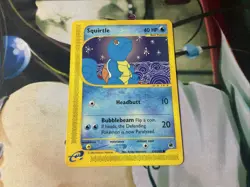 2002 Squirtle 132/165 Expedition Non-Holo Vintage Pokemon Card TCG NM - Image 4