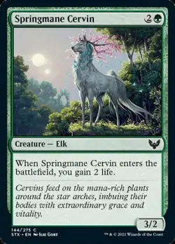 Springmane Cervin - NM Foil C : Strixhaven - Image 1