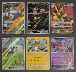 Lot Of 6 MIX English Pokemon Cards - NM - Image 1