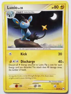 Luxio 43/99 DMG - B1G1F - Arceus Pokemon Card - Suwama Chiaki Art - Image 1