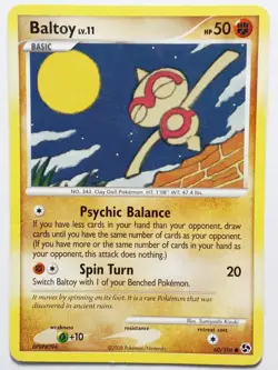 Baltoy 60/106 DMG - B1G1F Great Encounters Pokemon Card - Sumiyoshi Kizuki Art - Image 1